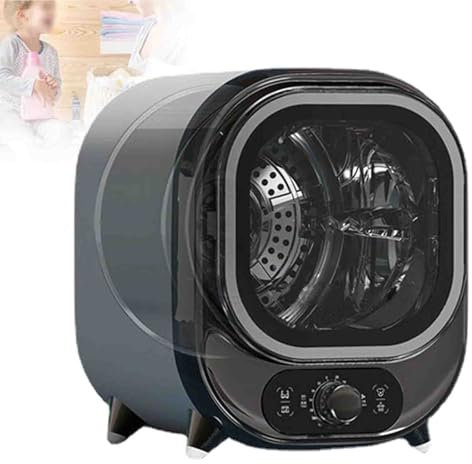 XNXYSMKJ Petit sèche-Linge à Condensation, capacité de 5 kg, Mini Lave-Linge Portable, essoreuse pour Camping-Car Domestique (4)