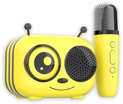 Kit karaoke / Altoparlante Bluetooth e microfono wireless - Termini e condizioni - MAYA, Effetti vocali magici, Durata della batteria di 8 ore, Ricarica USB