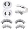 LZM Faux Cils Magnetique Naturel 2 Paires Magnetic Lashes Réutilisables 5 Aimant Cil Magnetique Avec Applicateur Pas de Colle Nécessaire Magnetic Eyelashes (03)