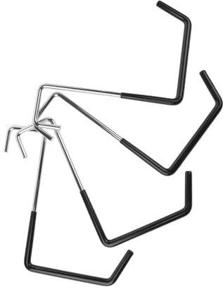 Operitacx 4pcs Garage Bike Hooks Heavy Duty Bike Wall Hanger Storage Hanger for Tools and Ladders