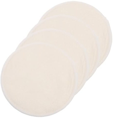 YARNOW 4pièces Coussinets Allaitement Lavables Anti-fuites Souples Et Confortables Pour Mère Qui Allaite