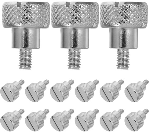 AKOOSY 20 Piezas Tornillo del Prensatelas para Máquina de Coser Tornillo Moleteado Roscado de Reparación para Máquinas de Coser Reemplazo Rápido Uso Hogar o Taller