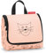 reisenthel toiletbag S Kids Cats and Dogs Rose - Kulturbeutel für Kinder mit 1,5l Volumen Aufklappbar mit Haken zum Aufhängen Mit Namensschild innen B 18,5 x H 16 x T 7 cm