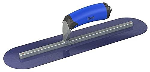 Bon 67-156 Steel City Finish Maurerkelle, rund, Blauer Stahl, 20 x 5, Komfortgriff