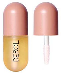 Allbestaye Repulpant les lèvres Gloss à lèvres Plumper Booster Enhancer Anti-âge Baume à lèvres Huile pour les lèvres (yellow)