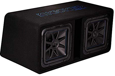 KICKER 12 3000W Dual Loaded Solo-Baric L7S Subwoofer Enclosure | 44DL7S122 (Renewed)