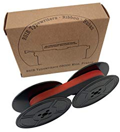 Olympia SCHREIBMASCHINENBAND – BSIE Typewriters - Schwarz & Rot