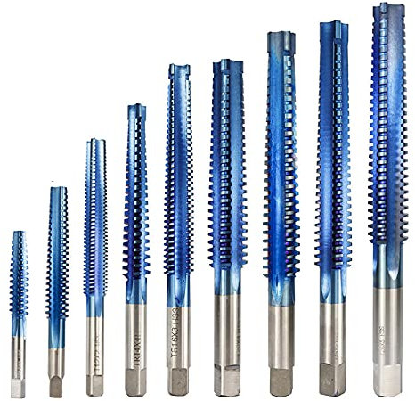 1pc Nano Blue Coating Trapezoidal Thread Tap For Metal TR8-TR26 HSS Machine Screw Tap Drill Bit Right/Left Hand Plug Tap-TR26x5 Left Hand