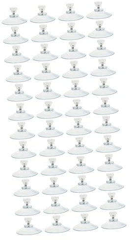 Alipis 48 Stk Saugnäpfe Aufhänger Saugbügel Spiegelsaugnäpfe Badezimmer Saughaken Küchenhaken Saugaufhänger mit Gewinde Saugnäpfe mit Gewinde Saugen Saugnapf PVC