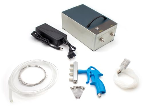 LeTkingok Pompe à Seringue électrique pour Viande Saline, Pistolet à Pompe à Bacon Haute Pression, Injecteur électrique, Processeur de Viande avec Aiguille en Acier Inoxydable 316 (4 aiguilles)