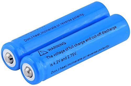 AAA 3.7V Potente Li-ion Ricaricabile 10440 Capacità 600mAh Batteria Batterie Al Litio Li-ion, Per Power Bank Radio LED Torcia Elettrica,2 PZ