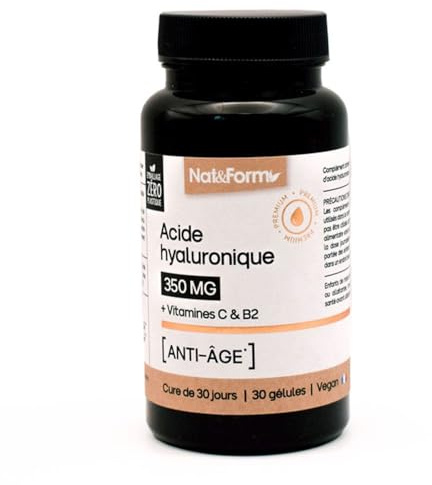 Nat&Form Premium Acide Hyaluronique 350mg 30 Gélules