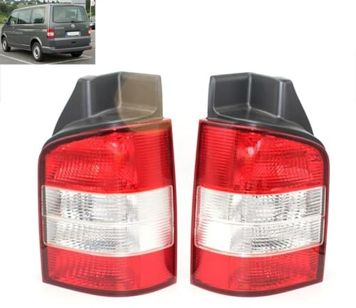 LOKORI Auto Rücklicht Für VW Multivan Transporter T5 2003-2005 2006 2007 2008 2009 Auto außerhalb Rücklicht Blinker Bremsleuchte,Auto Heck Rücklampe