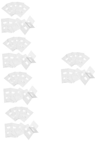 Cabilock 50piezas Pestañas De Reparación para Fijadores De Listones De Resistente Accesorios para Reemplazo De Válvulas De Práctica para Reparar Dañadas