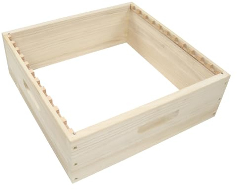 Dadant US Honigraum Zarge mit Holzrächen für Dadant US Beuten Imker Imkerei Bienen, exkl. Rähmchen
