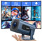 MENTECH Beamer 4K 1080P Full HD Unterstützt, Mini Projektor mit WiFi und Bluetooth, 180°Verstellbarer Standfuß Tragbarer Projektor, Unterstützung 2.4G/5G WiFi6, Android TV 11.0, Auto Keyston, Blau