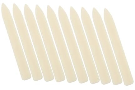 NUOBESTY 10 Stück Kunststoff Falzbeine Für Papierbasteln Ergonomisch Geformt Vielseitig Für Origami Kartenherstellung Und Buchbinderei