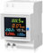 Contador de corriente digital LCD 6 en 1, medidor de corriente multifunción AC40 – 300 V 100 A, medidor de corriente alterna, vatímetro, contador KWh, amperímetro, voltímetro, DIN cerrado, tipo CT