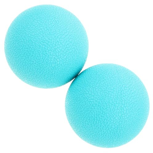 KOMBIUDA 1 Par Djupvävnadsmuskelavslappning Fasciaboll För Fotmassage Fitnessmassager Ryggsmärtalindring Yoga Fasciaboll Manuellt Massageverktyg