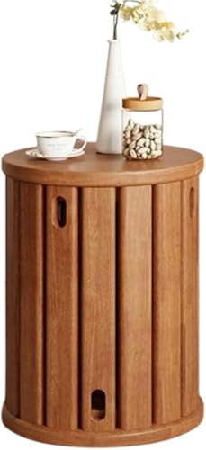 Stapelbarer Holzhocker 4er Set, Minimalistischer Stapelhocker, Massivholz-Beistelltisch für platzsparende, vielseitige Hocker für Wohnzimmer, Schlafzimmer, Balkon