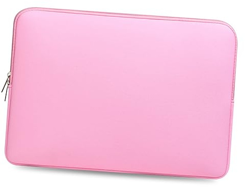 LRXIYODE Laptop Sleeve Case for 13 Inch Air Pro, Padded Protective Notebook Cover Bag for Women, Pink Slim Laptop Bag Compatible with 13 Laptops, Lightweight Carrying Sleeve for Travel