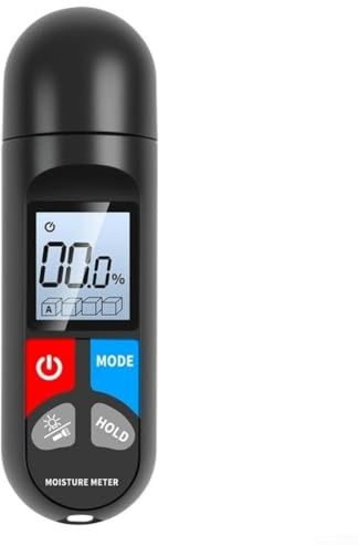 Testeur d'humidité numérique pour bois SK31 avec double écran LCD affichant la température et l'humidité, hygromètre analyseur d'humidité avec plusieurs fonctions et utilisation portable