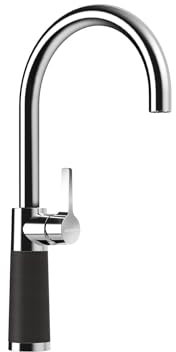 SCHOCK Küchenarmatur SC-520 Onyx – Hochdruck Armatur CRISTALITE mit Festauslauf und Standard Norm-Anschlüssen