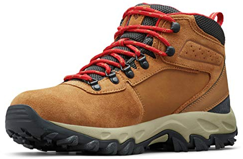Columbia Herr Newton Ridge Plus Ii vattentät bred ankelstövel, Älg berg röd, 44 EU