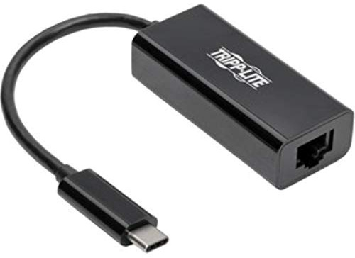Eaton Tripp Lite Adaptateur réseau USB-C vers Gigabit, USB Type C vers Gbe, Compatible Thunderbolt 3, 10/100/1000 mégabits par Seconde, Garantie de 3 Ans (U436-06N-GB)