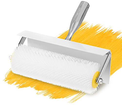 Rullo a punta, rullo composto per massaggi a punta, rullo di aerazione a spillo 250 mm in lattice autolivellante per la rimozione di bolle d'aria