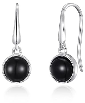 Philip Jones Black Onyx Drop Earrings