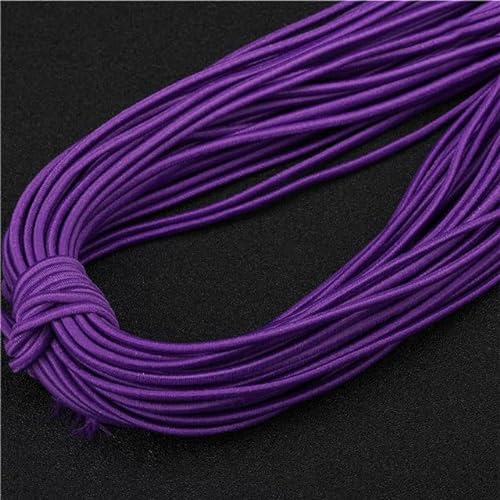 Banda elástica redonda de 45 metros y 2mm de color, banda de goma de cuerda redonda de alta elasticidad, línea elástica, accesorios de joyería de costura DIY-14,2mm,45 metros