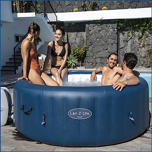 Bestway® Lay-Z-SPA® WLAN-Whirlpool Milan AirJet Plus™ Ø 196 x 71 cm, rund