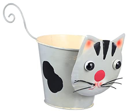 Toddmomy Blumentopf aus Eisen Kleiderständer Esstischdekoration Pflanzenhalter Vase Kleiderbügel Blumenpflanzer Eiseneimer Metall Blumenstand hängender Blumenkorb Blumentopfständer Anlage
