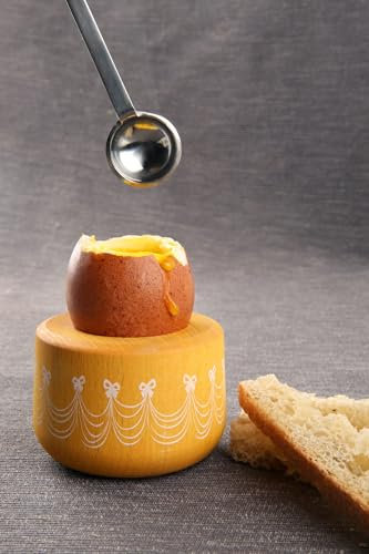 COQUETIER BOIS NATUREL+CUILLERE