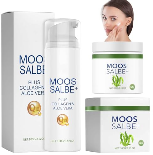 Moossalbe Plus Moossalbe Gesicht Falten Testsieger, Moossalbe Mooscreme Set | Aktiv-Hautreparatur, Moossalbe Antifaltencreme, Mooscreme Hautreparatur Soforteffekt, Mooscreme gegen Falten