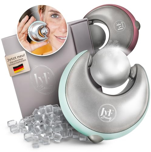 JvF Beauty® Eisroller Gesicht & Körper – Ice Roller für Gesichtsmassage & Kühlung - Wiederverwendbarer Gesichtsroller gegen Schwellungen, Augenringe & Falten Geschenkidee Skincare Beauty Tool | Blau