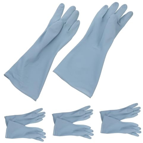 QUMIIRITY Geschirrspülhandschuhe Aus Wasserdichtem Wiederverwendbare Reinigungshandschuhe Größe L Ideal Für Geschirrwäsche Und Hausarbeit