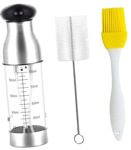 WYLFYJP Stainless Steel Spray Bottle Dispenser Spray Bottles Electric Kettle Oil Sprayer For Cooking Dis Alcohol Dispensing Sprayer Engine Oil Strainer Filter Pot 304 Stainless Steel