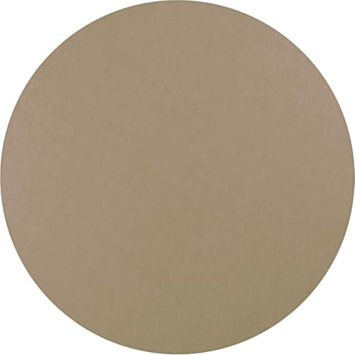 EUROKRAFT | Panneau Acoustique Suspendu en Feutre Pet | Ø 1200 mm | Forme Ronde | Beige