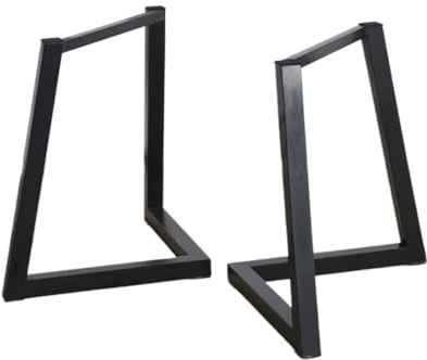 EnxJire Gambe per tavoli in metallo Supporto for gambe in ferro battuto, treppiede for da ufficio, struttura in legno massello di grandi dimensioni, tavolo in metallo(Color 1)