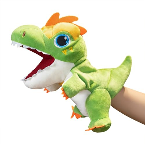 Dinosaurier Puppe, Plüsch – Handpuppen Süße Dinosaurierpuppen Kreatives, Rollenspiel Zum Geschichtenerzählen Plüschtiere, Stofftier Handpuppe Für Interaktive Spiele | Multipurpose Outdoor Indoor Util