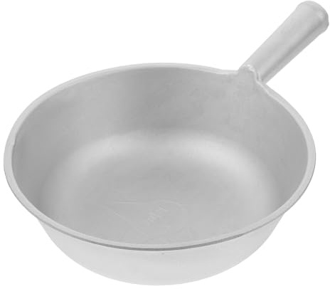 UKCOCO Mestolo per Acqua in Alluminio Spesso Manico Corto, Cucchiaio per Lavare Pentole Multiuso, Utensile da Cucina per Uso Domestico e Professionale