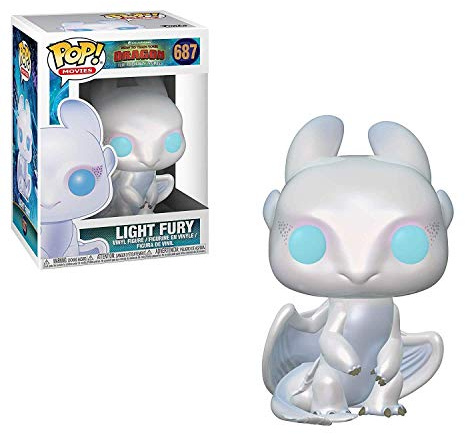 Funko POP! Movies: HTTYD3 - Light Fury - How to Train Your Dragon - Vinylfigur för samlare - Presentidé - Officiell merchandise - Leksaker för barn och vuxna - Filmfans - Modellfigur för samlare