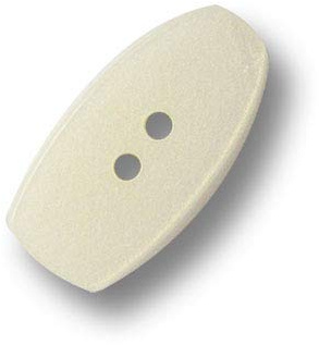 10er Set hübsch schimmernde Knebelknöpfe in naturweiß aus Kunststoff. Ø: ca. 10x20mm!