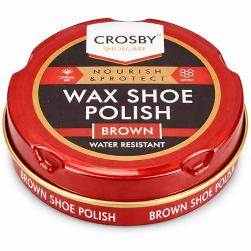 3pk Polish Wax Shoe Brown