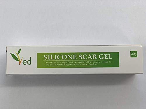 Gel de silicona para cicatrices Ved | reduce la apariencia de cicatrices viejas y nuevas | Se adapta a todo tipo de piel y género | Tubo de 30