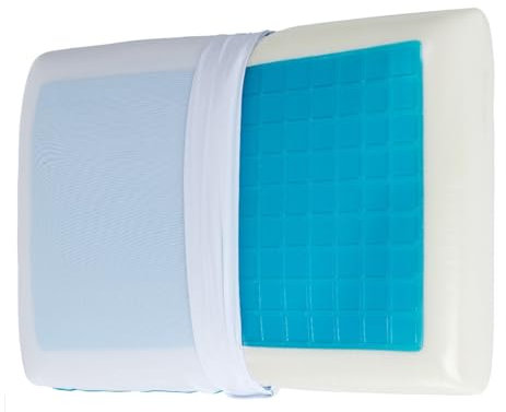 Luff Mayfair Cooling Gel Firm Memory Foam Pillow Guaranteed Better Sleep