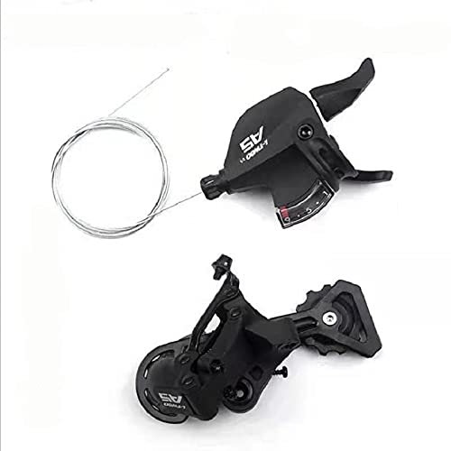 CNCLOL Fahrrad Schaltwerk 9 Gang Rechts Schalthebel Set für Shimano/Sram