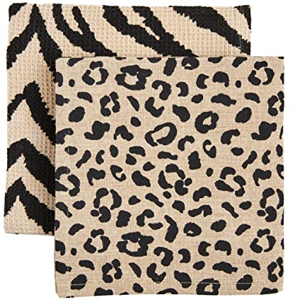 Mud Pie Handtuch mit Zebra-Tiermotiv, 66 x 41 cm